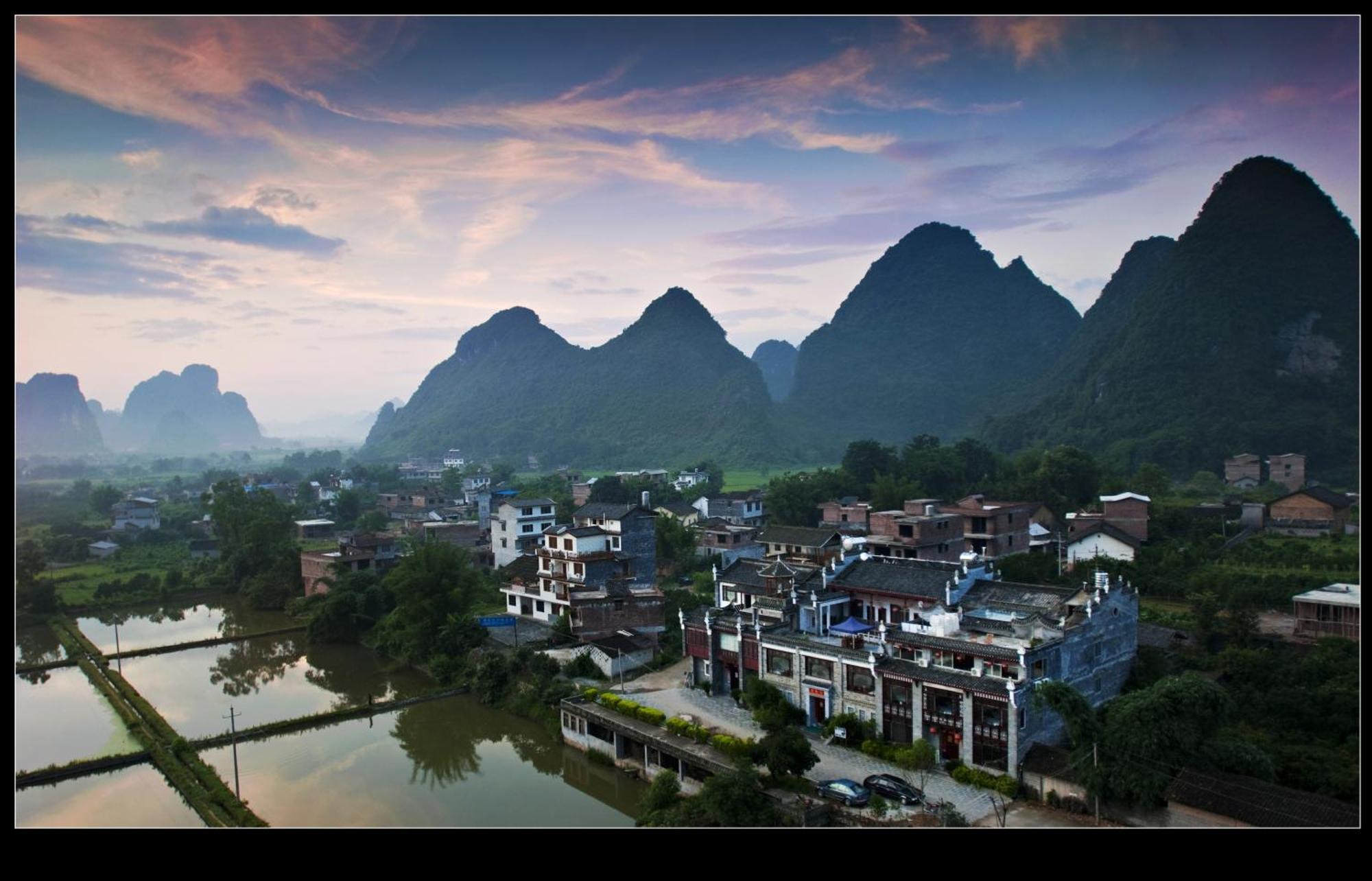 Yangshuo Leisure Tea Lodge Exterior foto